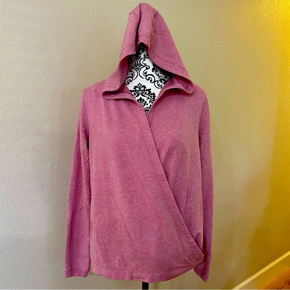 Effortless Hooded Wrap Sweater